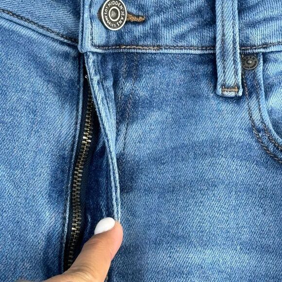 HIDDEN DISTRESSED STRAIGHT LEG  JEANS SIZE 31 - Picture 6 of 10